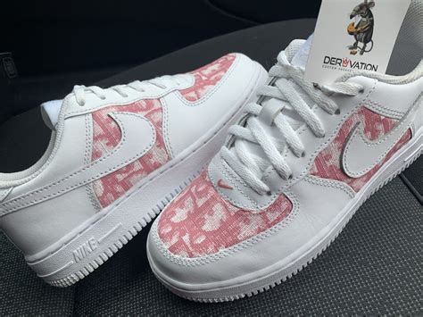 pink dior af1|Dior jordan 1 bottom.